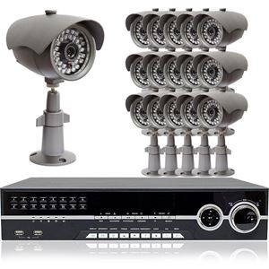 16 Camera HD-SDI Security System (HD-SDI-CAM-DVR-016-PACK)