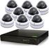 8 HD-CVI Complete Security IR Dome Camera system Vandalproof (CVI8-8Pro1D)