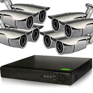 8 HD-CVI Complete Security IR Bullet Camera system 720p (CVI8-8Pro1B)