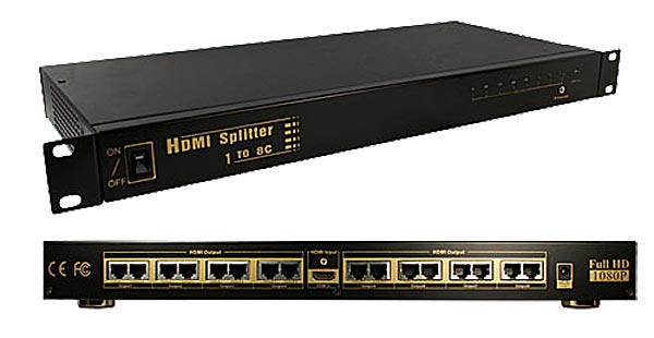 Onschuld stok Betrouwbaar OP-HKSP0108BCK - 1 to 8 HDMI Splitter over Cat5e / Cat 6. $595.95