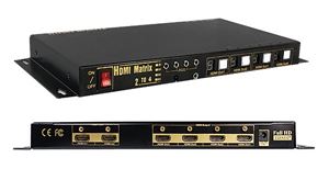 Professional 2 in 4 out (2 x 4) True HDMI Matrix Slim Size (OP-HKTM0204MH)