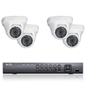 2MP HD-TVI 4 Dome Camera Security System