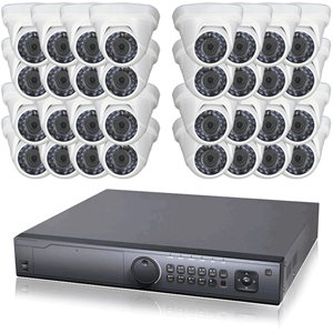 32 HD-TVI Dome Camera System kit