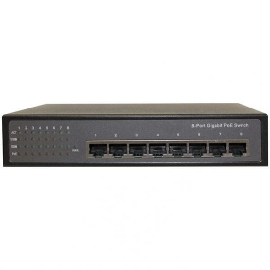 Picture of POE Switch 8CH, Giga 150W, 1236Power (POE-SW800G)