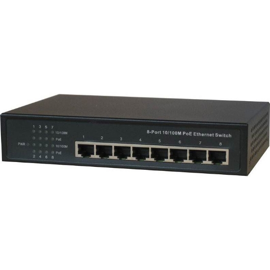 Picture of POE Switch 8CH, Up to 130W of POE power, 10/100 Base-T Lan (POE-SW800E)
