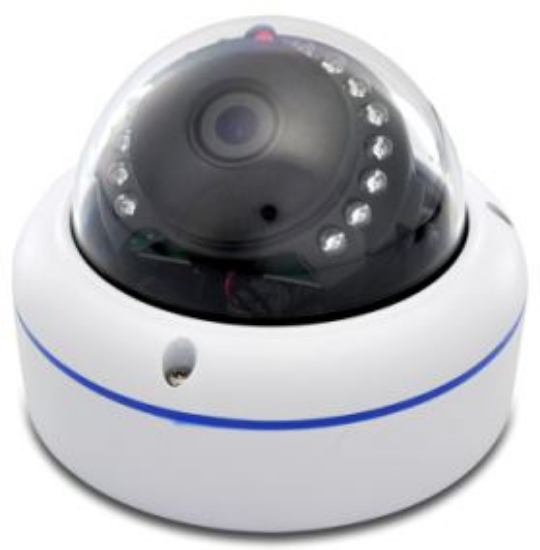 Picture of VeoTek 2MP Vandalproof IR Dome IP Camera 2.8mm Super wide (VT-IPH3502)