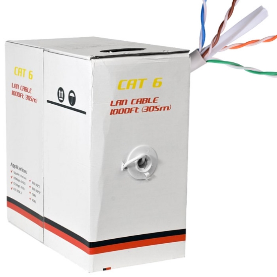 Picture of 1000ft CAT6 UTP Cable Box (CB-C6-A)