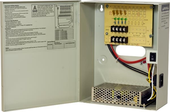Picture of DC 12V 4CH 10A Non-Fused Breaker Power Supply box (TR-C12VDC04P10A)