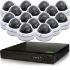 Picture of HD-CVI 16 Dome Camera Complete Security System (CVI8-16Pro1D)