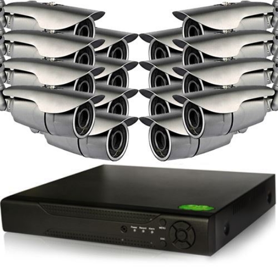 Picture of HD-CVI 16 Bullet Camera Complete Security System (CVI8-16Pro1B)