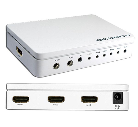 Picture of 3 in 1 out (3 x 1) HDMI Switcher (OP-HKSW0301PH)
