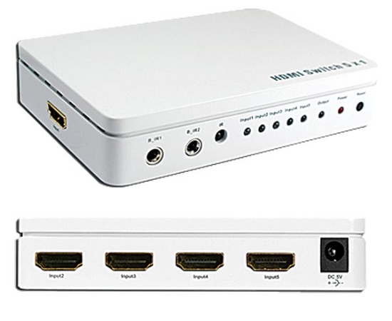 Picture of 5 in 1 out (5 x 1) HDMI Switcher (OP-HKSW0501PH)