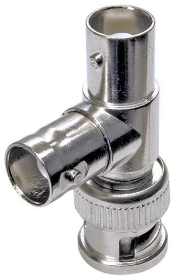 Picture of 1 BNC Plug 2 BNC Jack F Connector (CN-SB021)