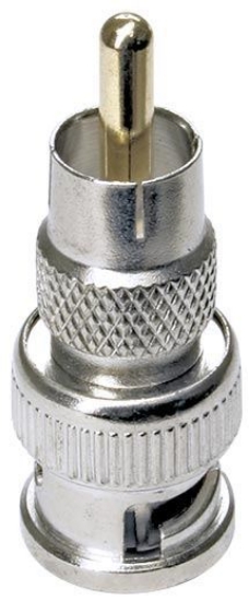 Picture of 1 BNC Plug Male > 1 RCA Plug Male (CN-SB144)