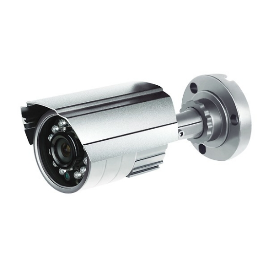 Picture of 600 TVL Bullet Security Camera PixelPlus 3.6mm Varifocal Lens Indoor Outdoor Silver (CMR8962)