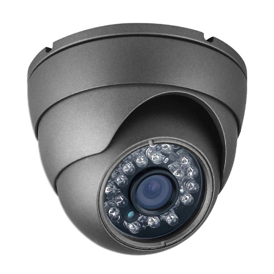 Picture of 1000 TVL Outdoor IR Dome Security Camera 3.6mm Fixed Lens (CMT2412B)
