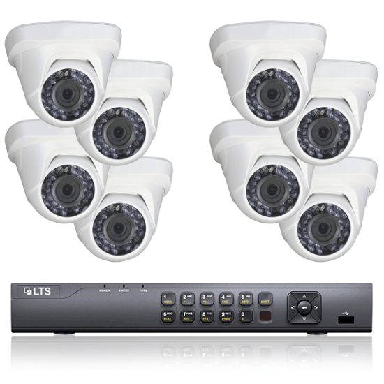 Picture of 8 HD-TVI Dome Camera Security System
