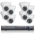 Picture of 8 HD-TVI Dome Camera Security System