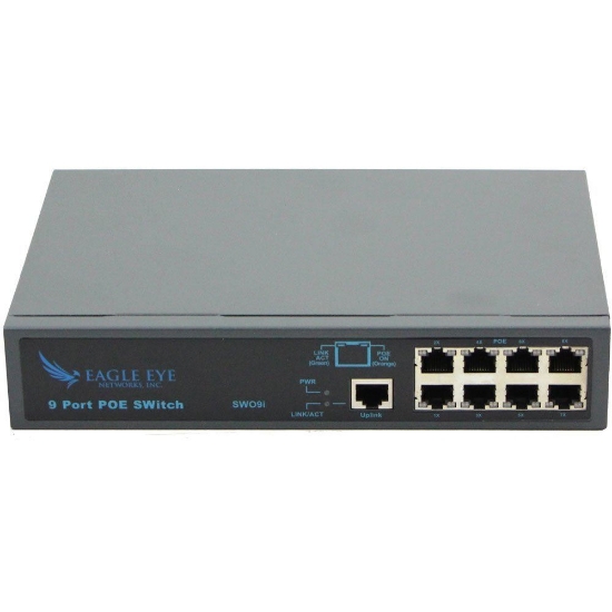 Picture of 9 Port Switch 8 Port PoE 1 Uplink  (POE-SW09i)