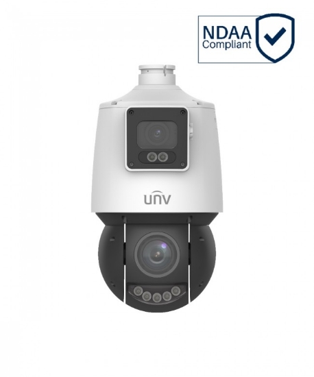 Picture of Uniview 4MP LightHunter Dual Lens Speed Dome 25x Optical Zoom IP Camera (IPC94144SFW-X25-F40C)