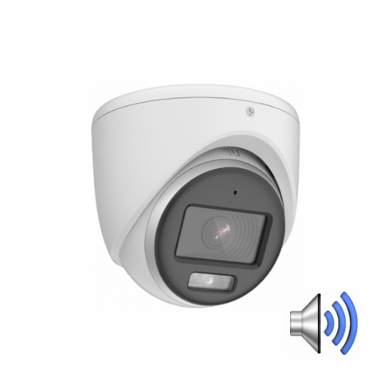 Picture of 3K TVI Eyeball Camera Switchable TVI, AHD, CVI, CVBS 2.8mm Fixed (DS-2CE70KF0T-MFS)