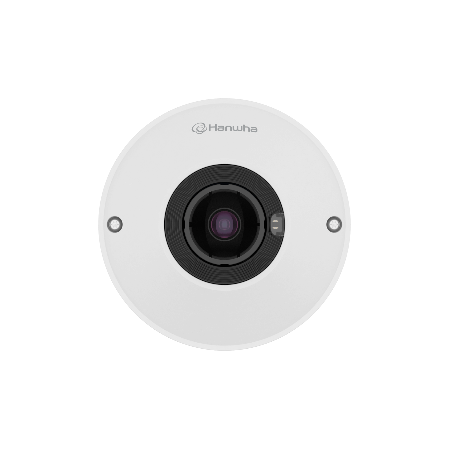 QNF-C9010 Hanwha Vision 12MP Indoor Fisheye IP Security Camera with 1 ...