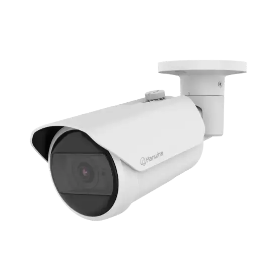Picture of Hanwha Vision 5MP AI Outdoor Bullet IP Security Camera with 4.0mm Lens and Built-In IR (QNO-C8023R)