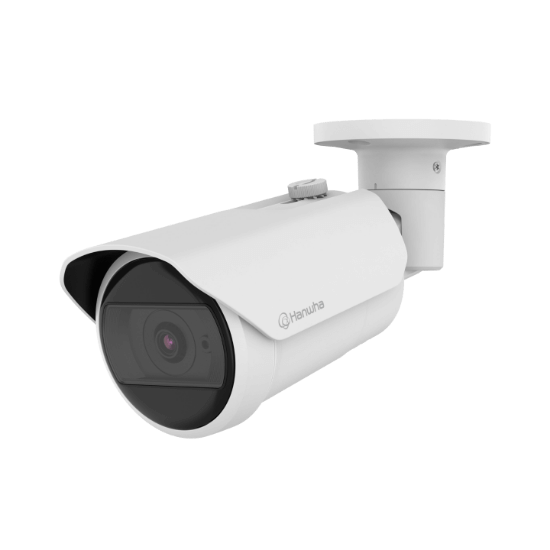 Picture of Hanwha Vision 5MP Outdoor AI Bullet IP Security Camera with 3.0mm Lens and Built-In IR (QNO-C8013R)