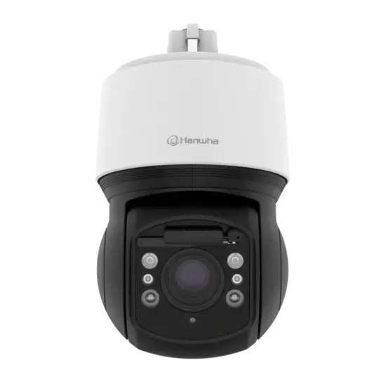 Picture of Hanwha Vision 8MP Outdoor PTZ IP Security Camera with Built-in Wiper (XNP-C9303RW)