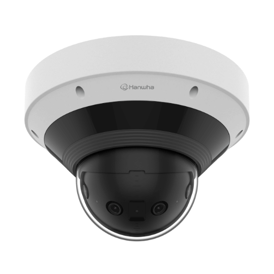 Picture of Hanwha Vision 8MP 4K Night Vision Outdoor Dome Panoramic IP Security Camera with AI and 4x 2.8mm Fixed Lens (PNM-C9022RV)