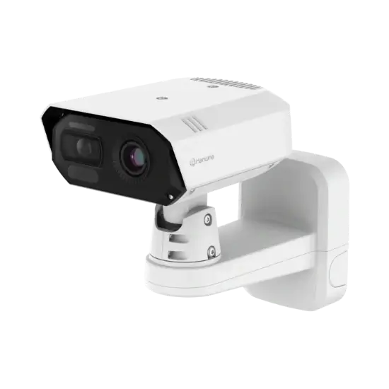 Picture of Hanwha Vision 8MP Outdoor Bi-Spectrum Thermal IP Security Camera, 25mm Thermal Fixed Lens (TNM-C4960TD)