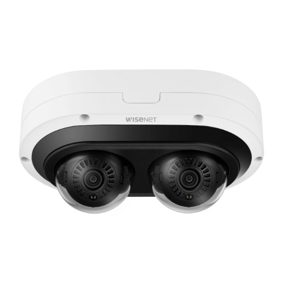 Picture of Hanwha Vision 2x2MP Night Vision Outdoor Multi-sensor IP Security Camera, 2x Optical Zoom (PNM-7082RVD)