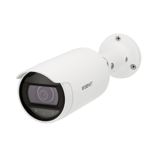 Picture of Hanwha Vision 2MP Night Vision Outdoor Bullet IP Security Camera, 4mm Fixed Lens (ANO-L6022R)