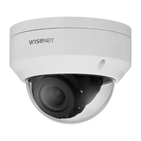 Picture of Hanwha Vision 2MP Night Vision Outdoor Dome IP Security Camera, 3.3-10.3mm Varifocal Lens (ANV-L6082R)