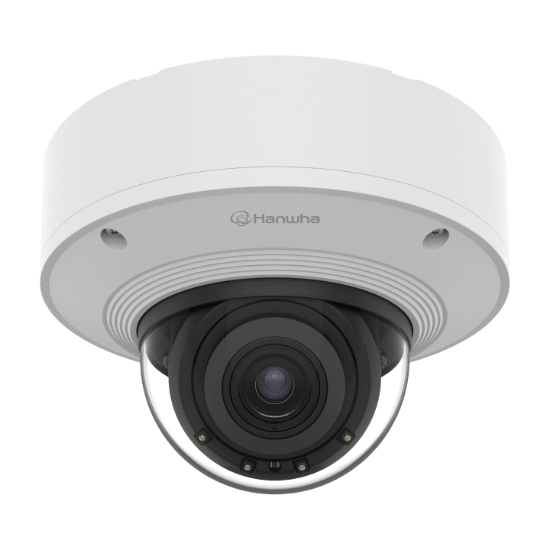 Picture of Hanwha Vision 8MP 4K Night Vision Outdoor Dome License Plate Recognition IP Security Camera (PNV-A9081RLP)
