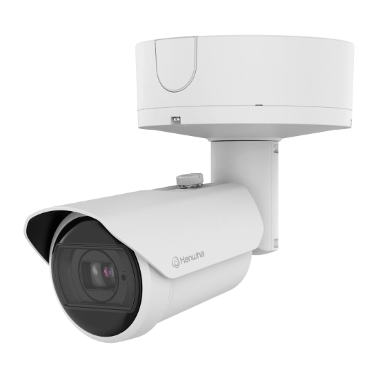 Picture of Hanwha Vision 2MP Night Vision Outdoor Bullet IP Security Camera with 12x Optical Zoom (XNO-6123R)
