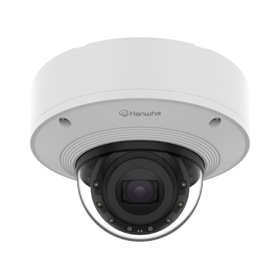 Picture of Hanwha Vision 2MP Night Vision Outdoor Dome IP Security Camera, 2.8~12mm Motorized Lens (XNV-6083R)