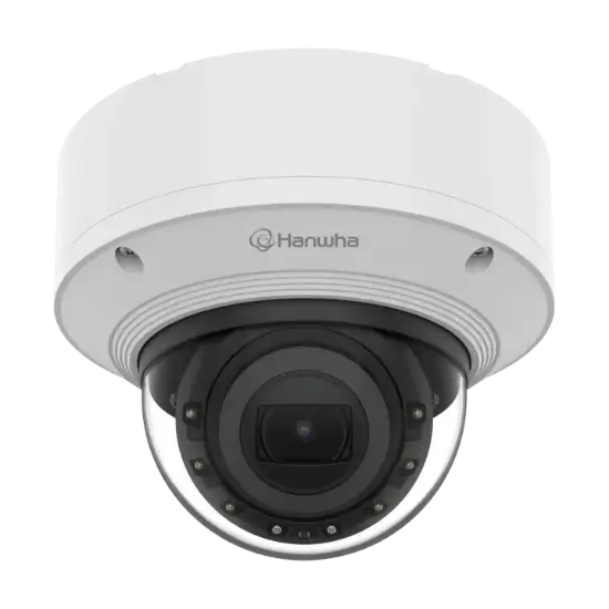 Picture of Hanwha Vision 6MP Night Vision Indoor Dome IP Security Camera with AI, 4.4~9.3mm Motorized Lens (XND-8083RV)