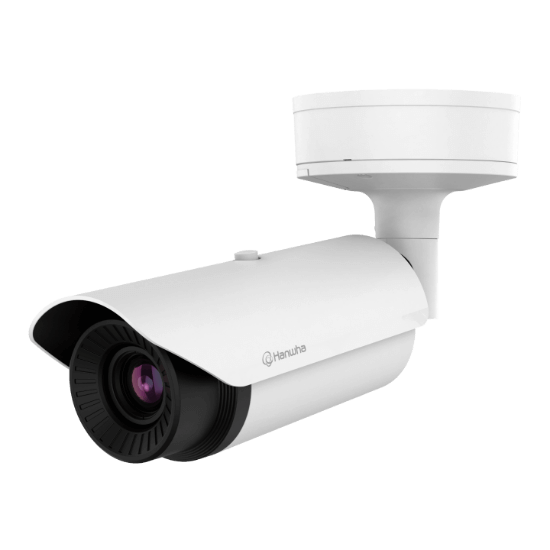 Picture of Hanwha Vision QVGA Outdoor Bullet Thermal IP Security Camera, 35mm Fixed Lens (TNO-3050T)