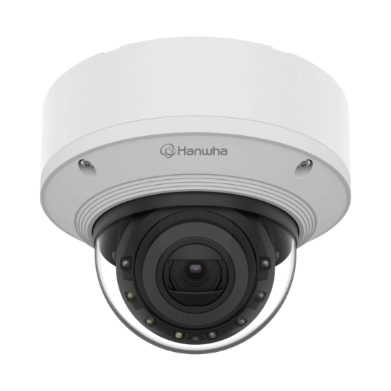 Picture of Hanwha Vision 8MP 4K Night Vision Indoor Vandal Proof IP Security Camera, 2.8~8.4mm Motorized Lens (XND-9082RV)
