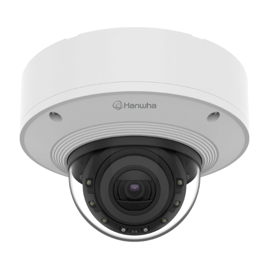 Picture of Hanwha Vision 4K Night Vision Outdoor Dome IP Security Camera, H.265, 3x Motorized Lens (XNV-9082R)