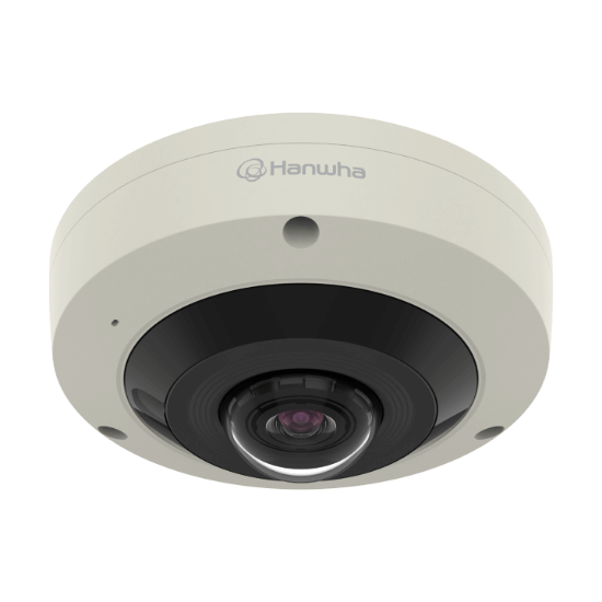 Picture of Hanwha Vision 6MP IR H.265 Outdoor Fisheye IP Security Camera, Motion Detection (XNF-8010RV)